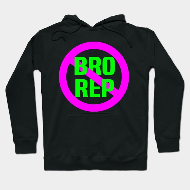 No Bro Reps - Gym Workout Fitness Hoodie by fromherotozero